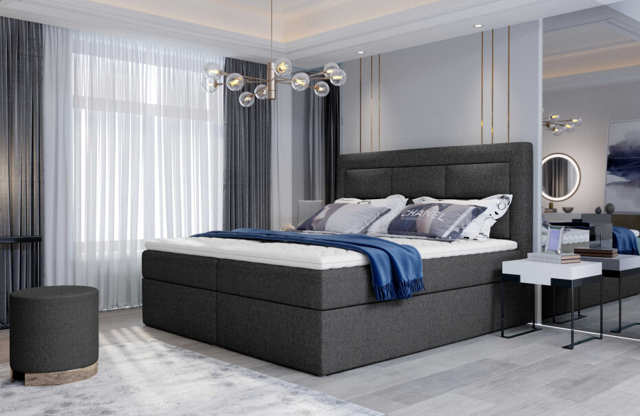Artelta Manželská postel VIVRE Boxspring | 180 x 200 cm Barva VIVRE: Soft 17 - main (8)
