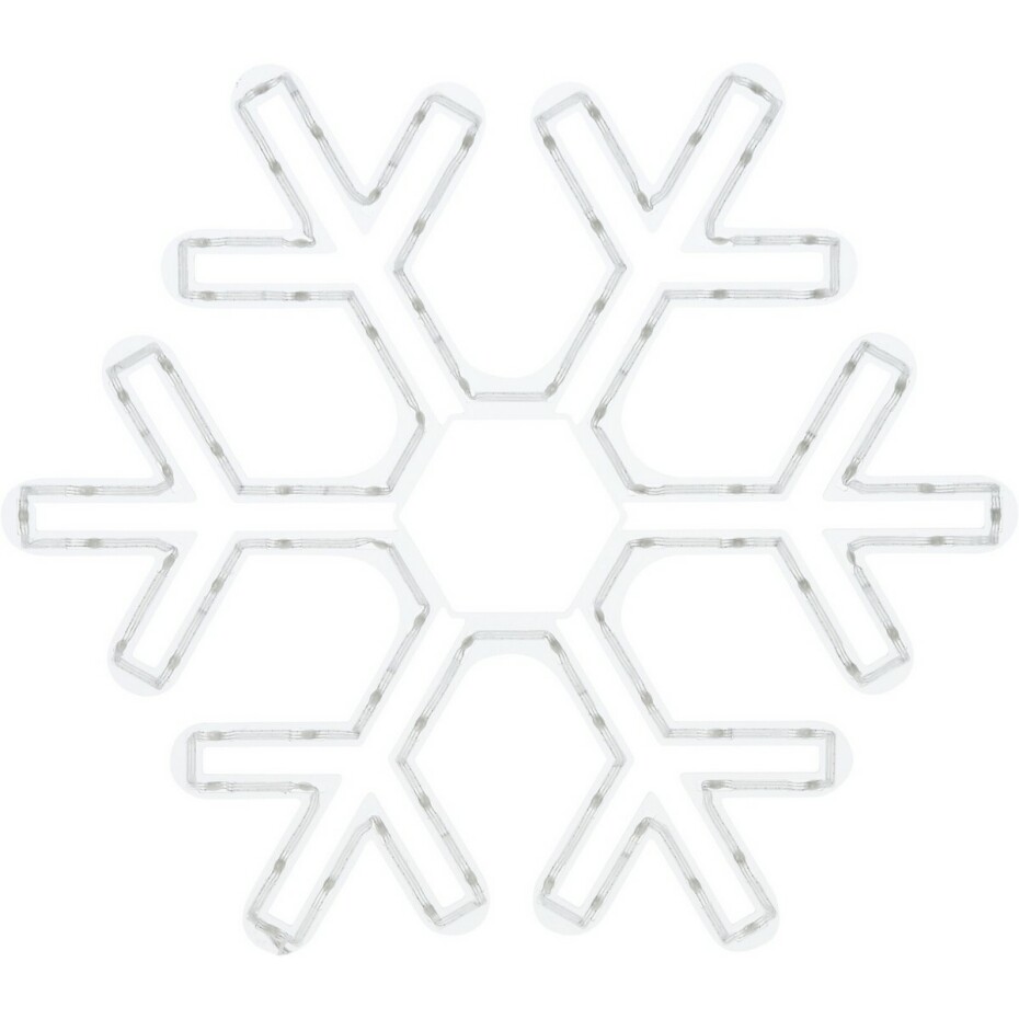 RGB Vánoční LED dekorace Colouring snowflake 90 LED, 50 x 43 cm - main (1)