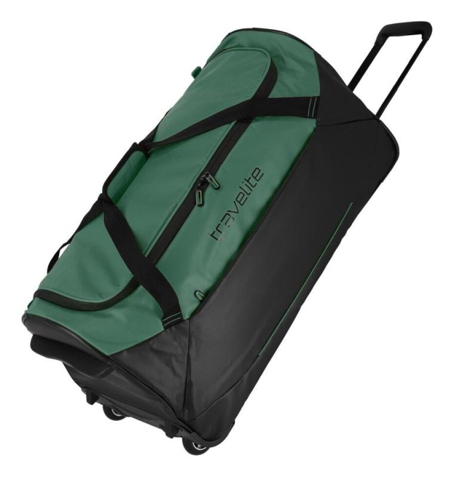 Travelite Basics Trolley Travel Bag Black/green taška - main (0)