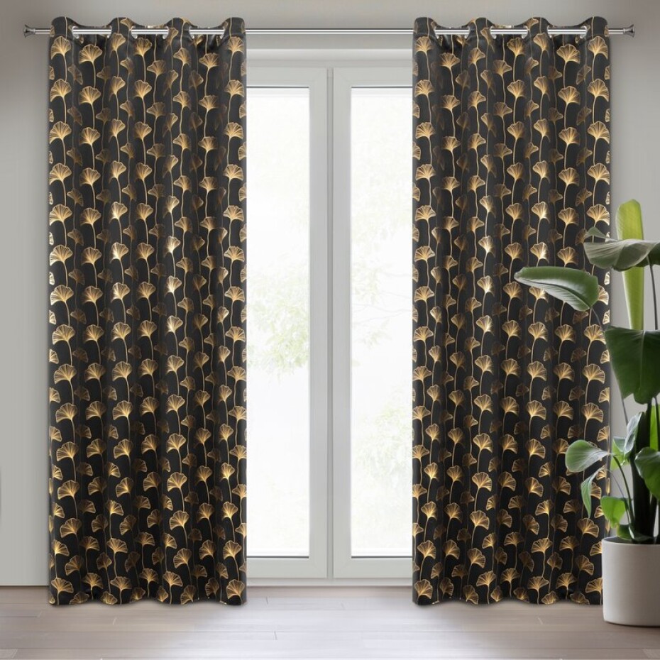 ArtFir Závěs CLARA K | černá 135 x 250 cm - main (0)