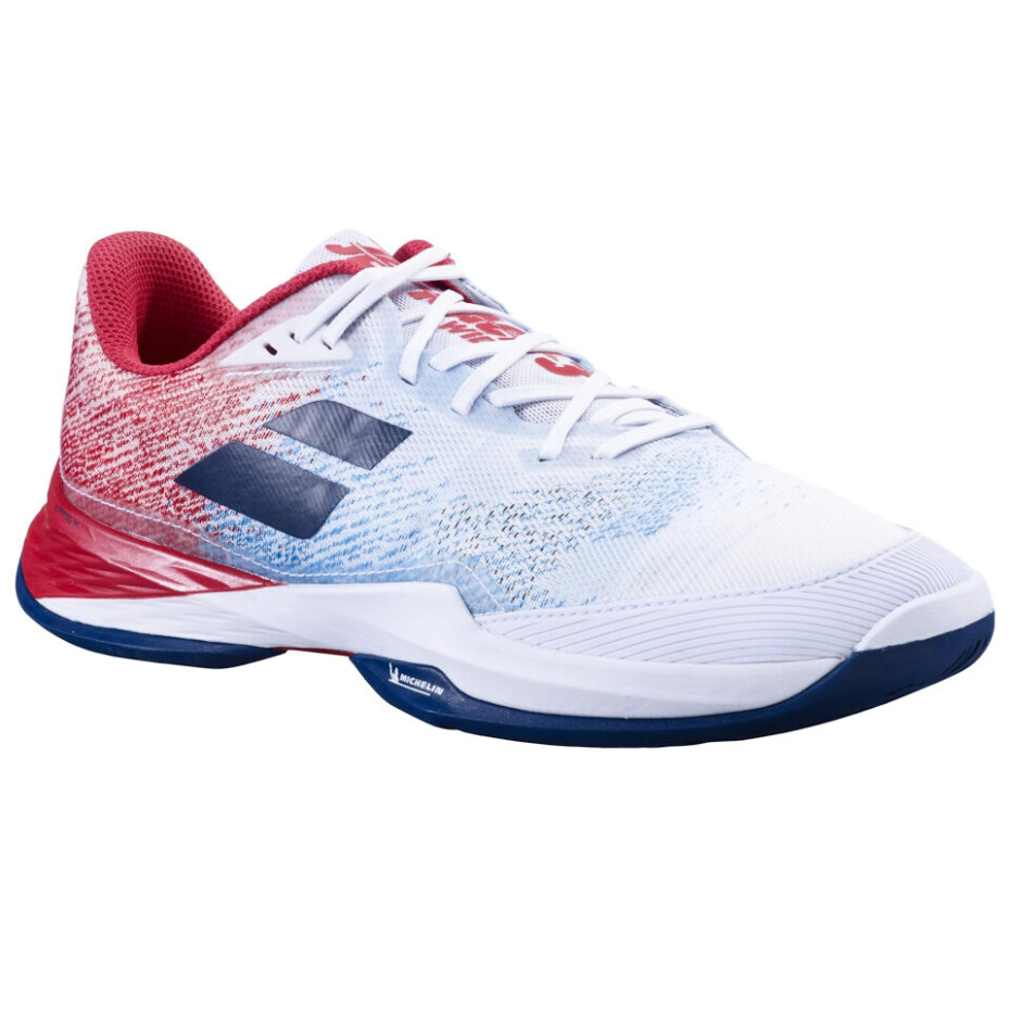 Pánská tenisová obuv Babolat Jet Mach 3 AC Men Wide White/Estate Blue  EUR 42,5 - main (2)