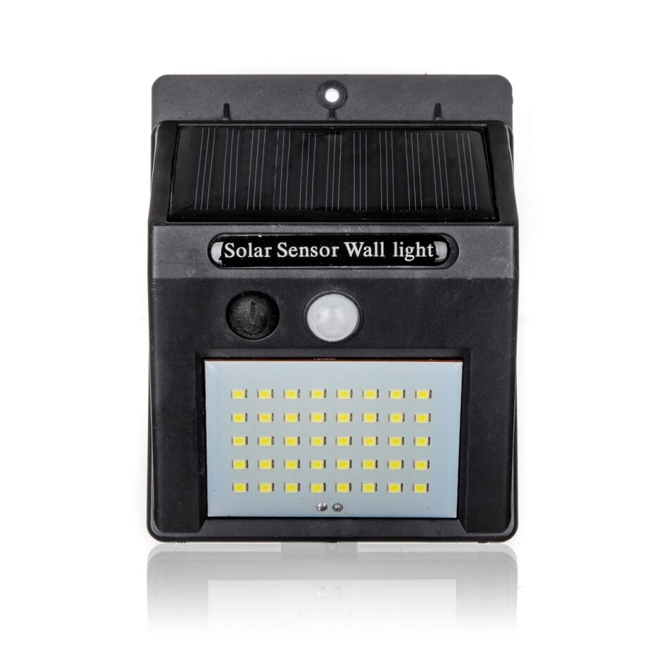 Happy Green Solární LED lampa 9,6 x 12,5 x 4,9 cm, černá - main (1)