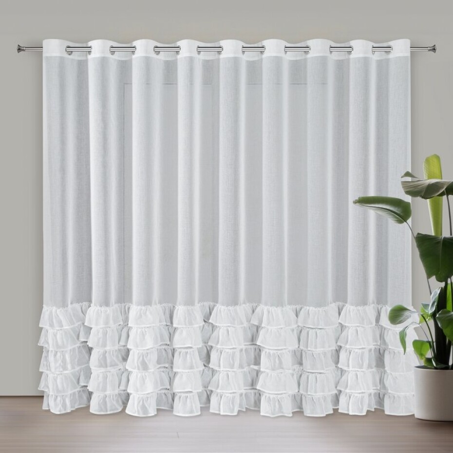 ArtFir Záclona DANI 1 K | bílá 300 x 250 cm - main (0)