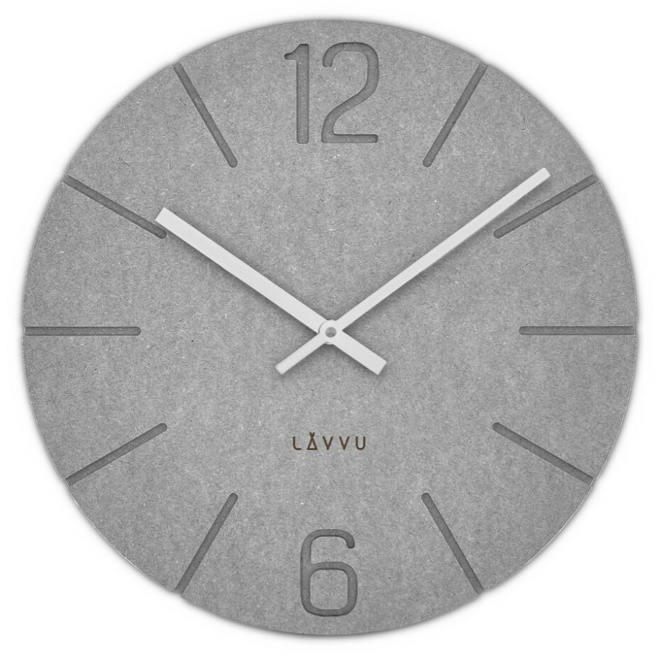 LAVVU Šedé hodiny Natur, pr. 34 cm - main (0)
