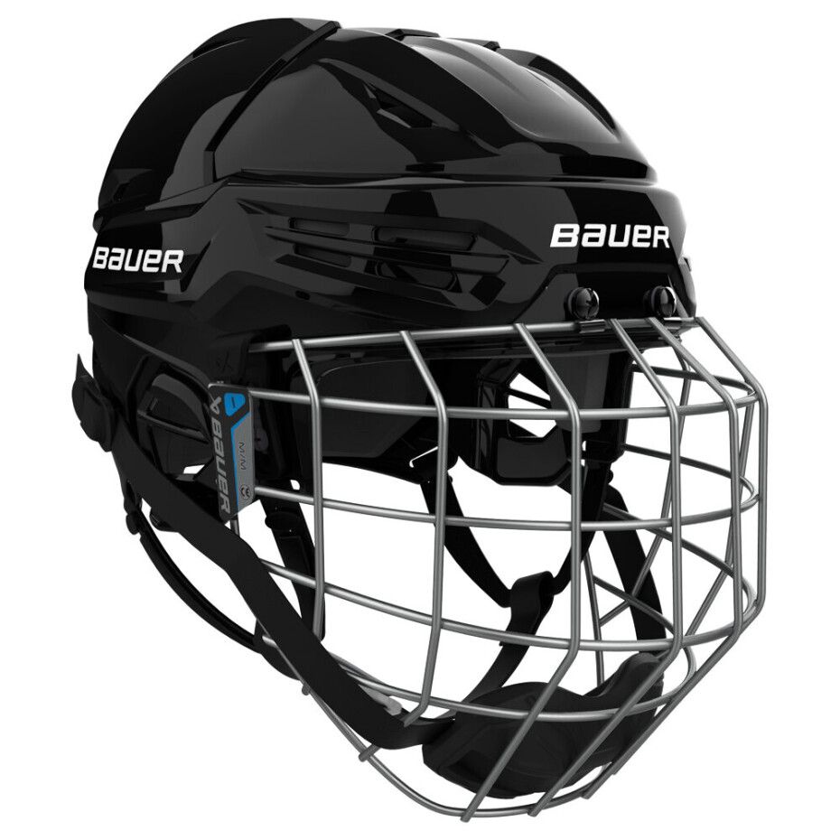 Hokejová helma Bauer RE-AKT 55 Combo Black Senior M - main (0)
