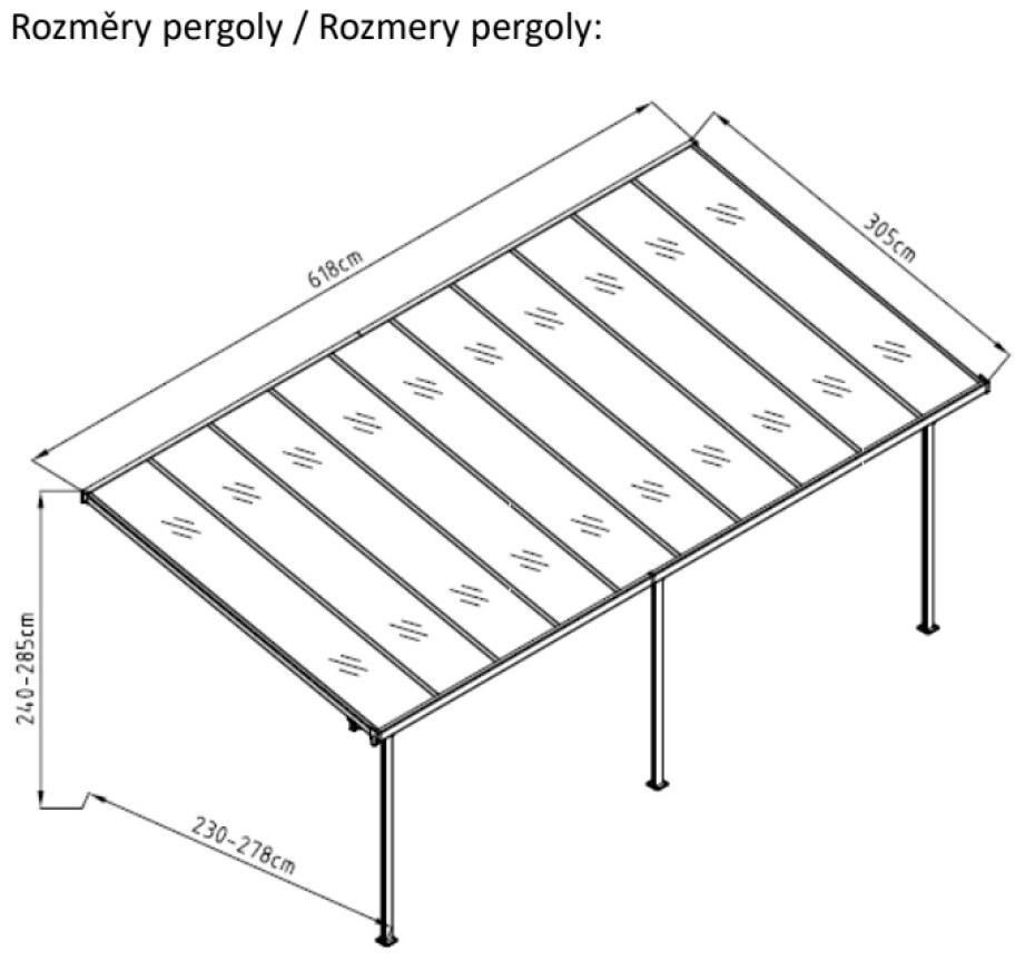 ArtRoja Pergola BRUCE J | transparentní polykarbonát - main (9)