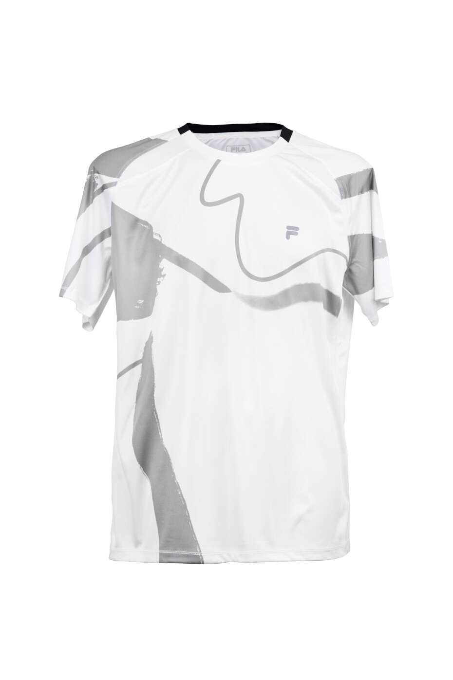 Pánské tričko Fila  T-Shirt Cassian White/Monument M - main (0)