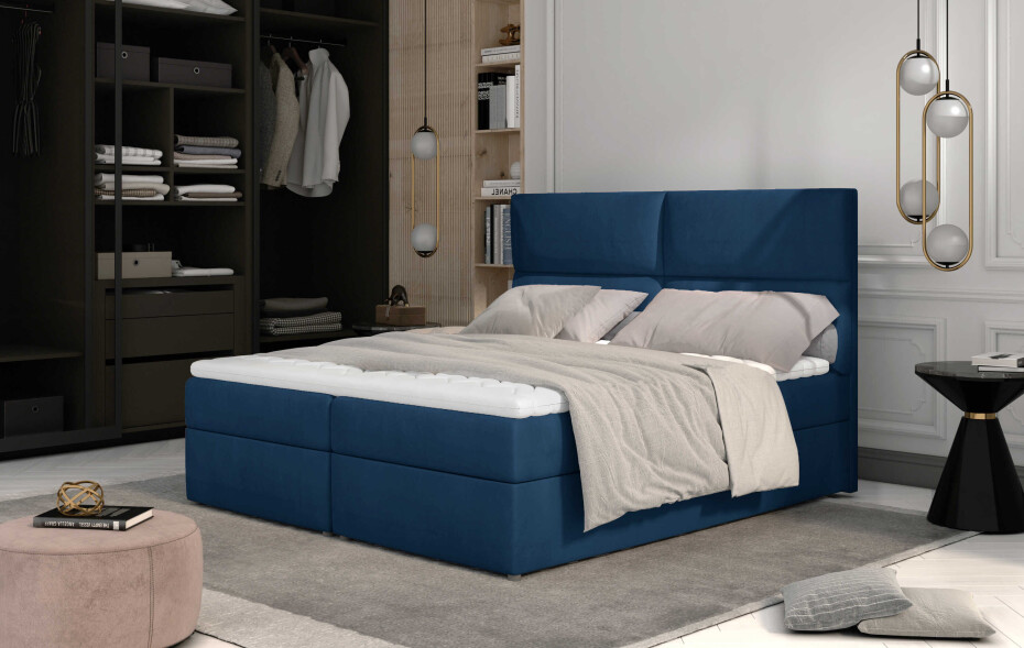 Artelta Manželská postel AMBER Boxspring | 140 x 200 cm Barevné provedení AMBER: Soft 33 - main (9)