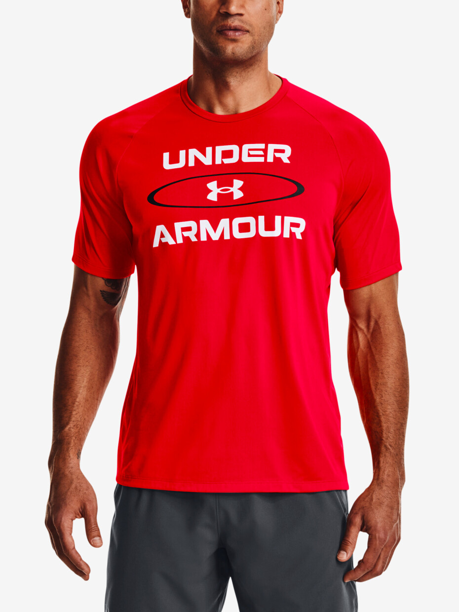 Under Armour Tričko UA Tech 2.0 WM Graphic SS-RED - main (0)