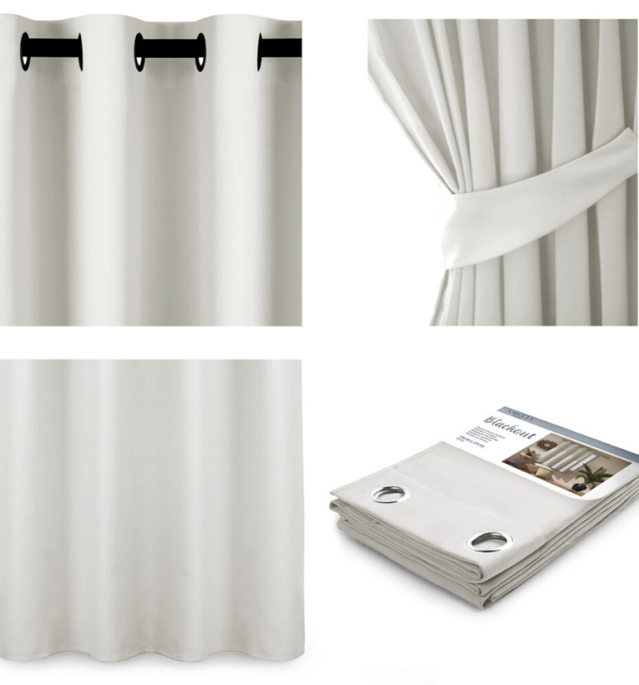 ArtFlhf Zatemňovací závěs BLACKOUT EYELETS K | 140 x 245 cm Barva: Silver - main (6)