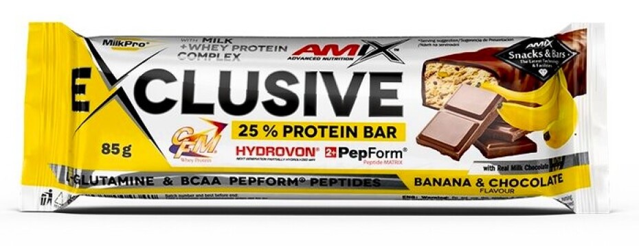 Amix Nutrition Exclusive Bar 85 g čokoláda - pomeranč - main (0)