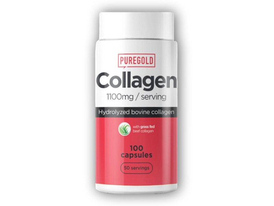 PureGold Hydrolizovaný Hovězí Kolagen 100 kapslí - main (0)
