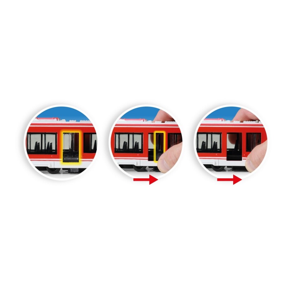 Rappa Kovová tramvaj červená, 20 cm - main (2)