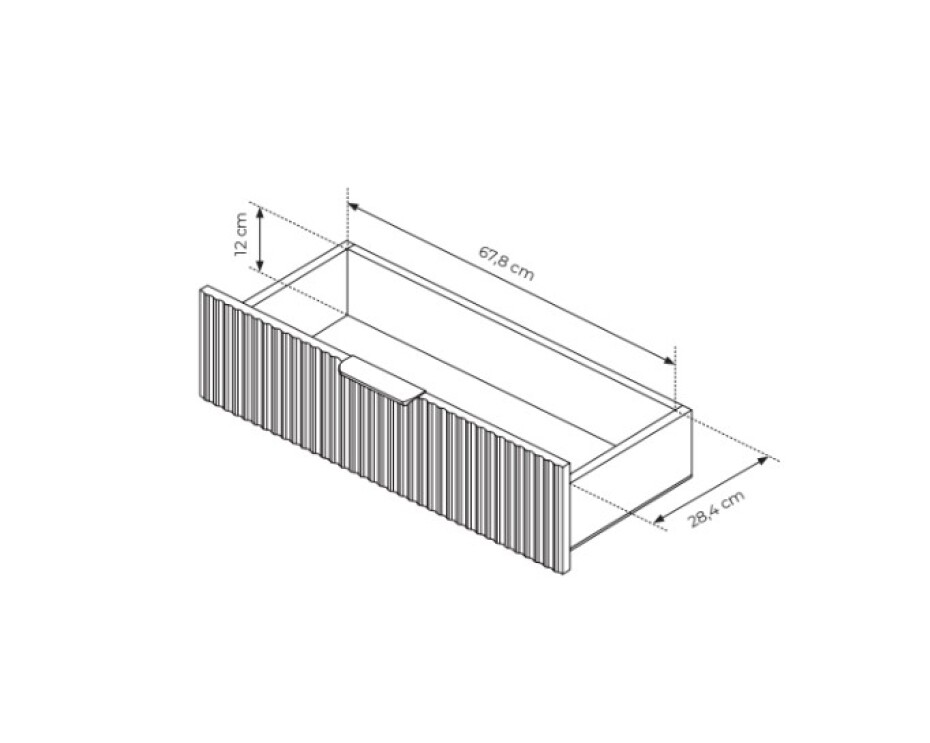ArtLas Komoda WILLS 138 D3S | s LED osvětlením - main (8)