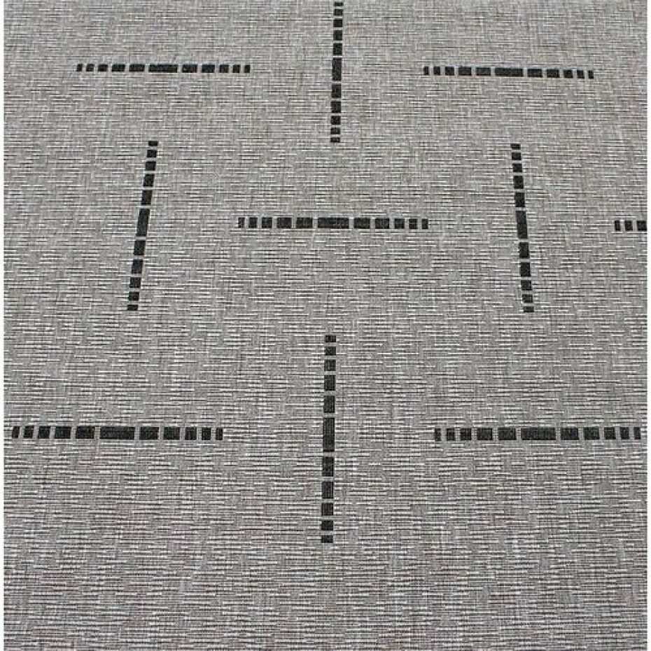 Spoltex Kusový koberec Floorlux silver/black 20008, 160 x 230 cm - main (1)