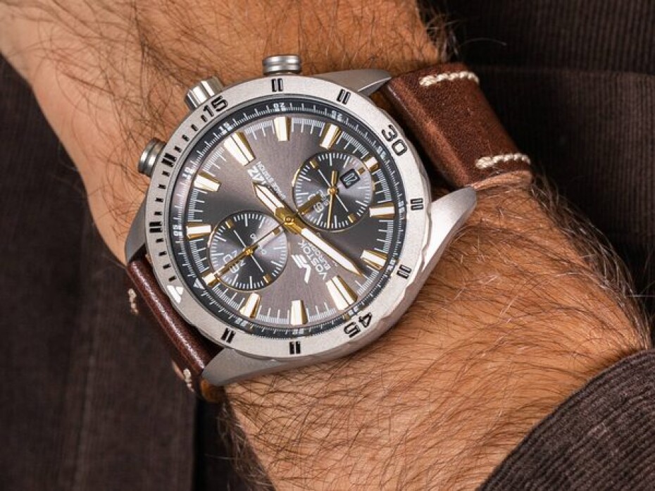 Vostok Europe Almaz Titanium Line 6S11/320H521 - Kožený řemínek - main (7)