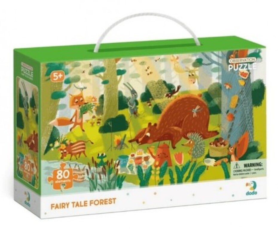 Dodo Puzzle s hledáním obrázků - Pohádkový les 80 dílků - main (0)