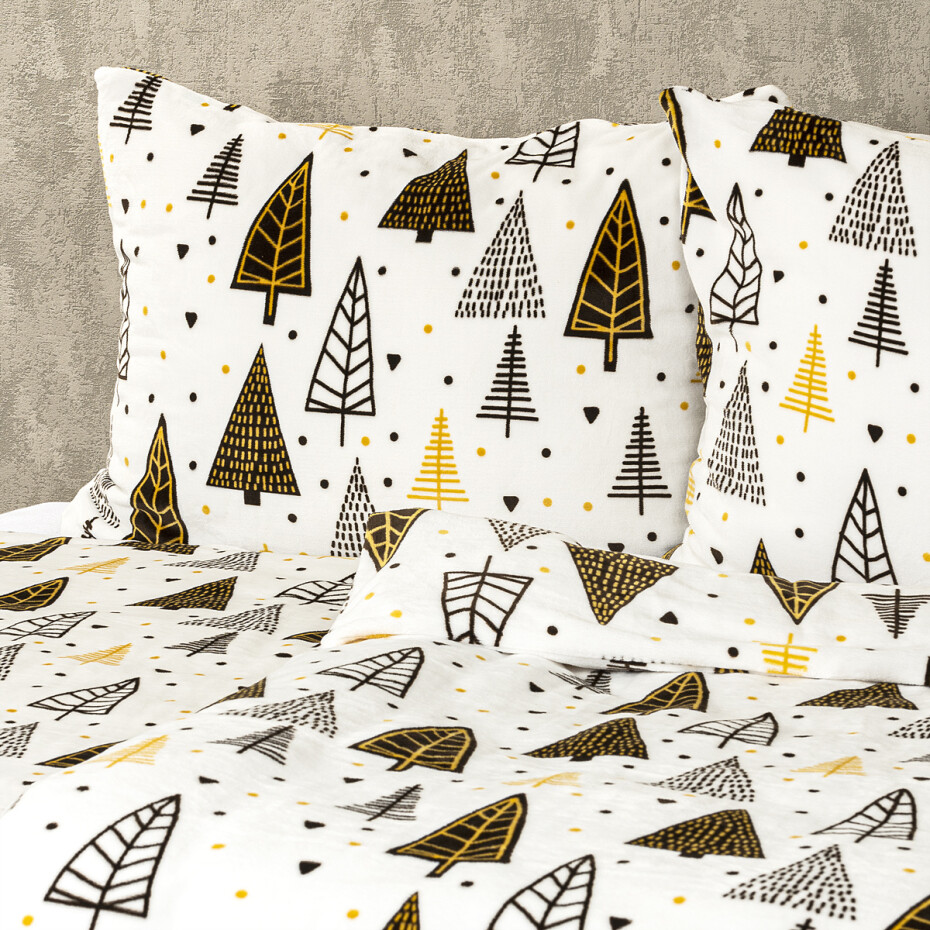 4Home Povlečení mikroflanel Nordic Tree, 140 x 200 cm, 70 x 90 cm - main (2)