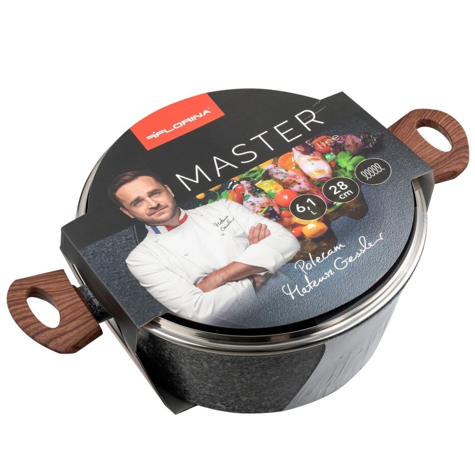 Florina Hrnec s poklicí Master MG,  28 cm, 6,1 l, šedá - main (2)