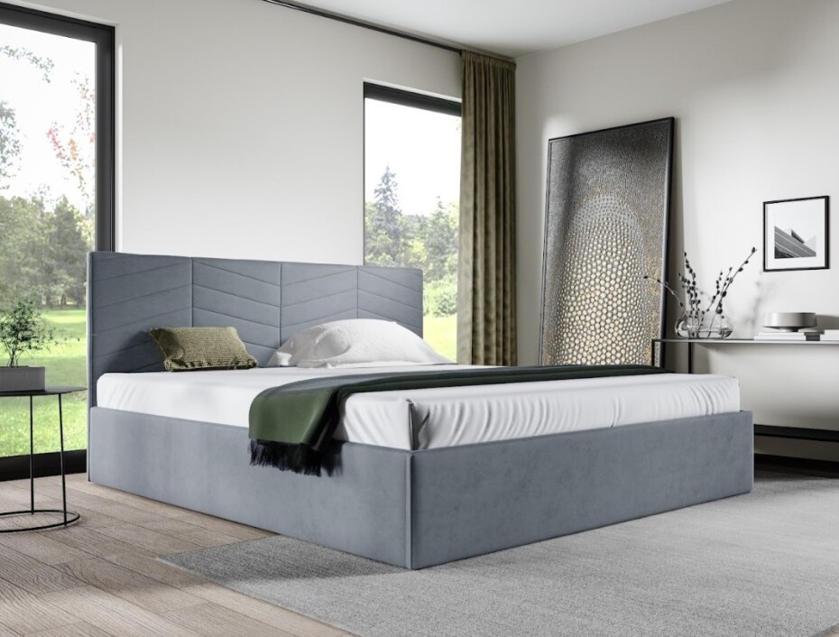 ArtPK Manželská postel LUCY 06 | 160 x 200 cm Barva: Trinity 05 - main (15)