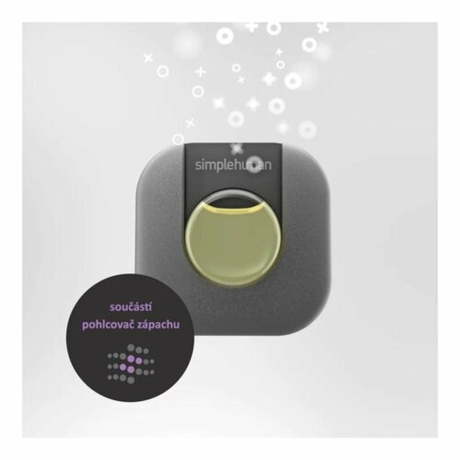 Simplehuman Oválný pedálový koš s nerezovým rámečkem Slim 45 l, černá - main (5)