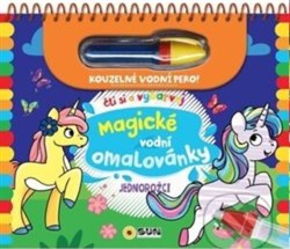 Magické vodní omalovánky- jednorožci - main (0)