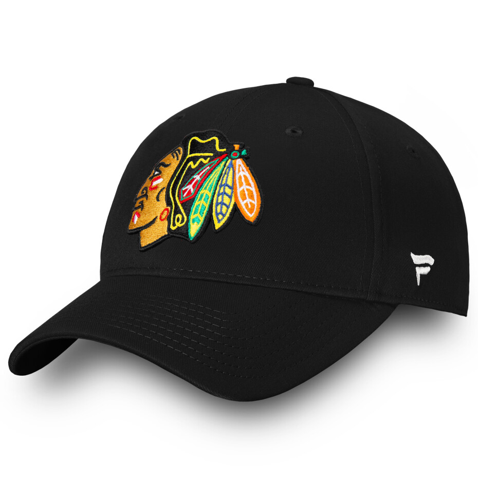 Pánská kšiltovka Fanatics  Core Structured Adjustable Chicago Blackhawks - main (0)