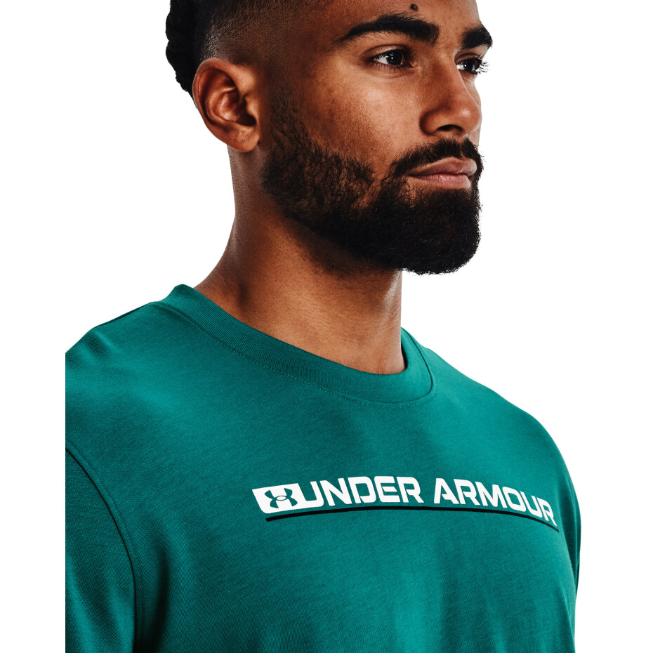 Pánské tričko Under Armour  UA OUTLINE SYMBOL GRID SS-BLU S - main (5)