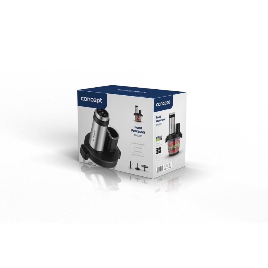 Concept RM3300 Food Processor se struhadlem 1 000 W, černá - main (8)