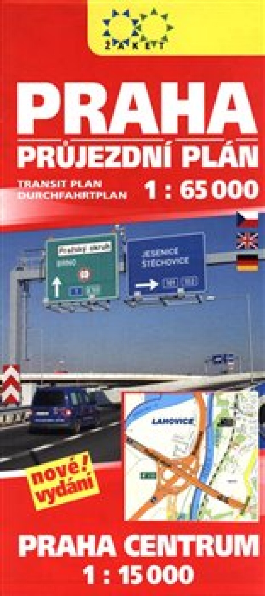 Praha průjezdní plán 1:65 000 + Praha Centrum 1:15 000 - main (0)