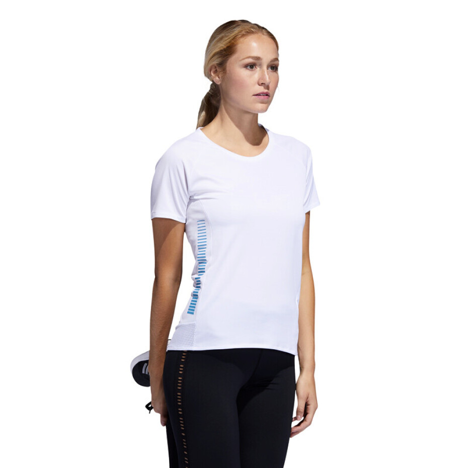 Dámské tričko adidas  25/7 Rise Up N Run Parley white L - main (7)