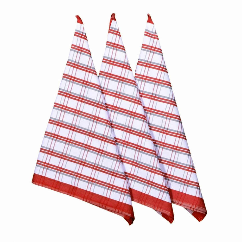 Forbyt Kuchyňská utěrka Red, 50 x 70 cm, sada 3 ks - main (0)