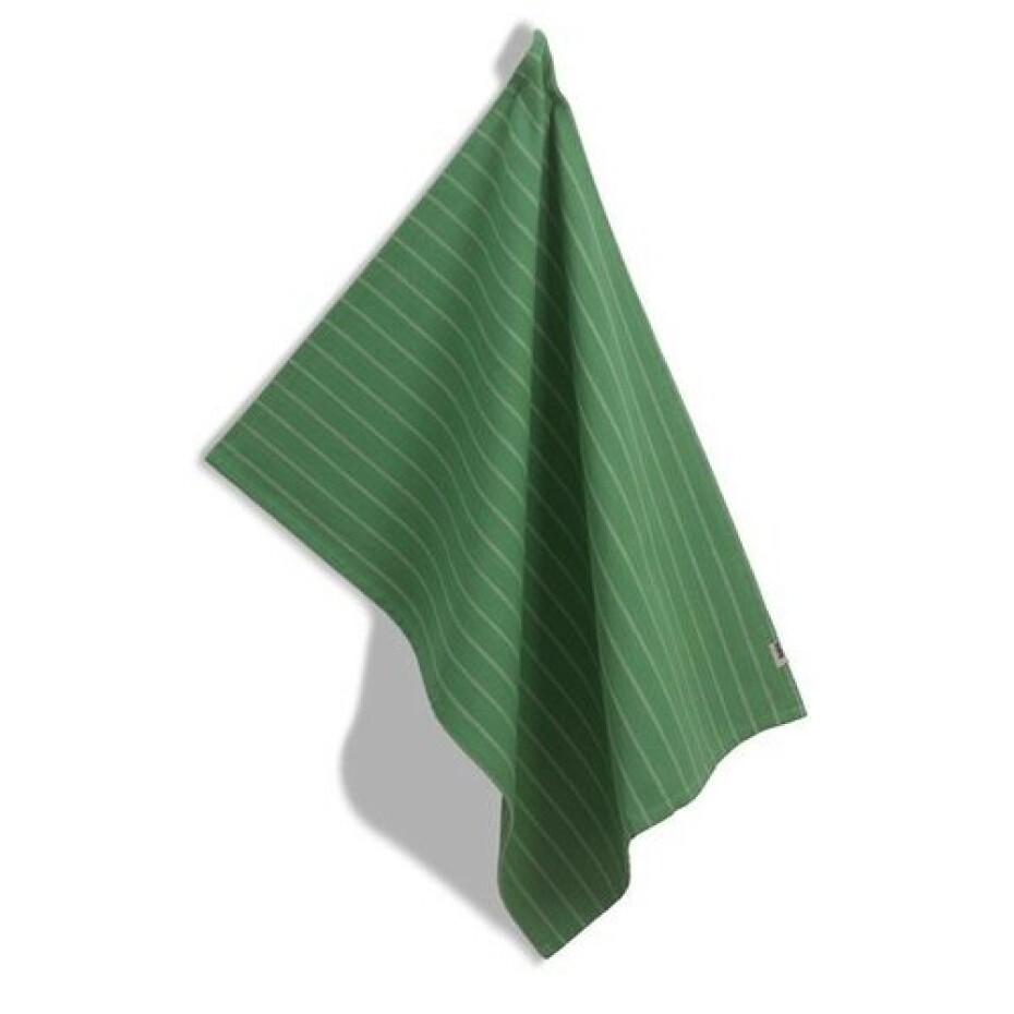 Kela Utěrka Cora, 100% bavlna, zelená, proužky, 70 x 50 cm - main (0)