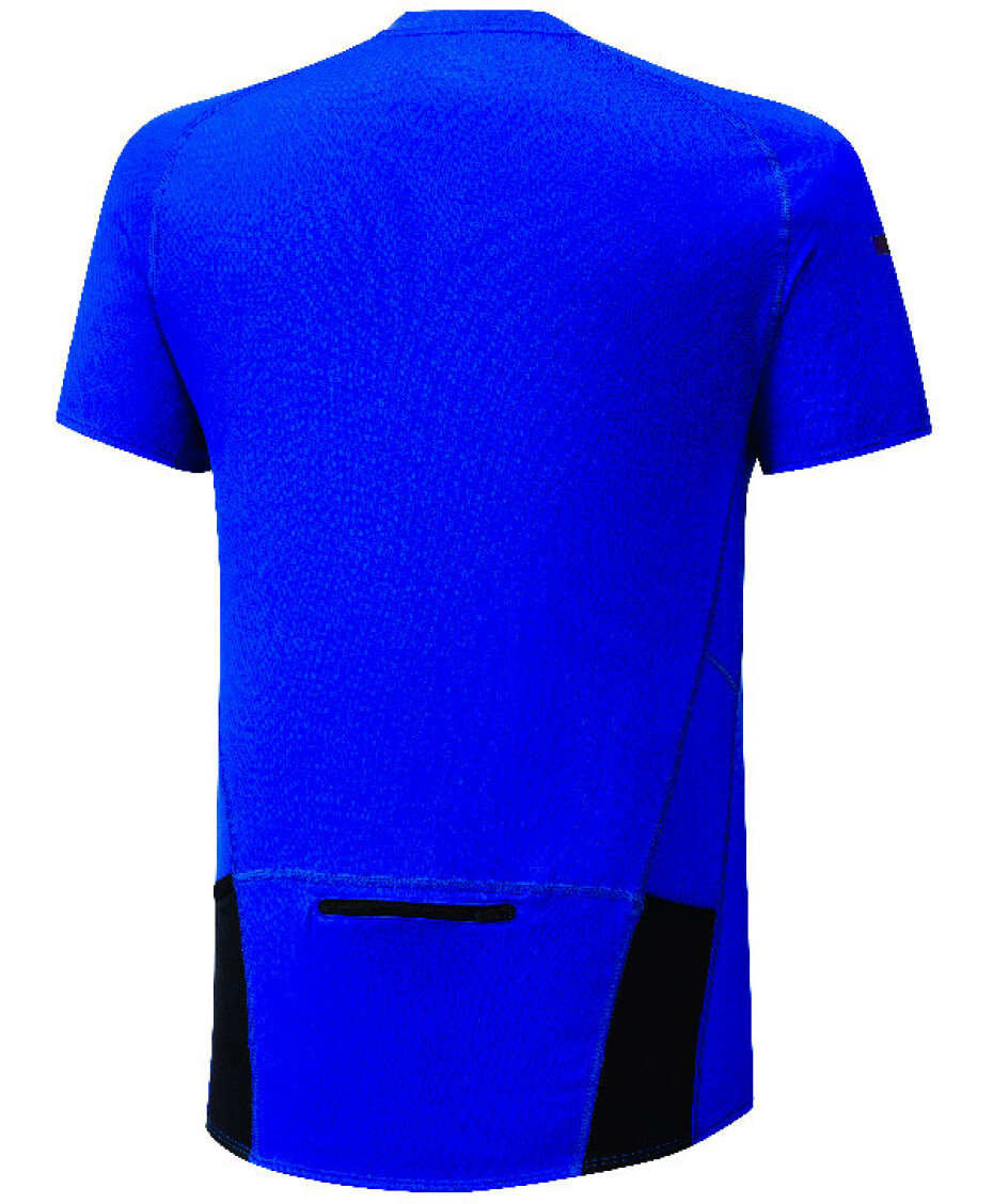 Pánské tričko Mizuno  Solarcut ER Trail HZ Tee blue M - main (1)