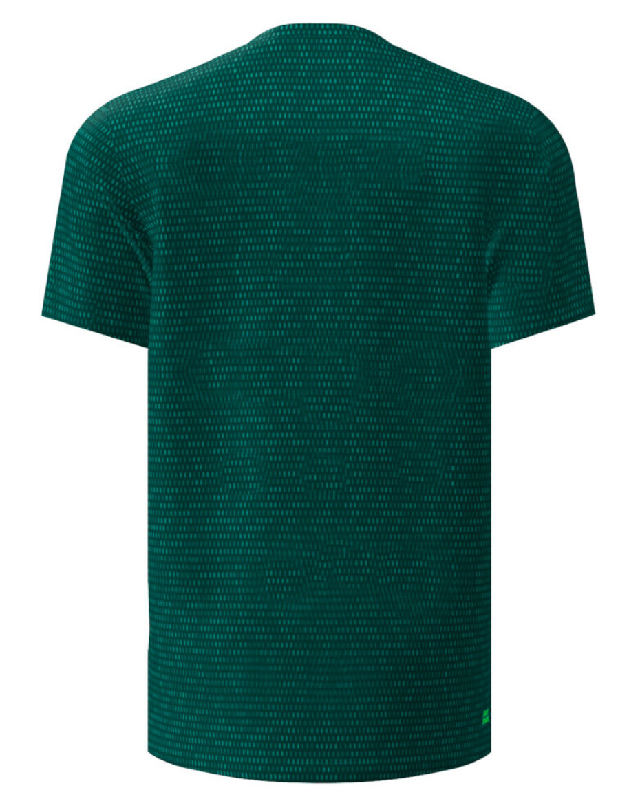 Pánské tričko BIDI BADU  Spike Crew Two Colored Tee Dark Green M - main (2)