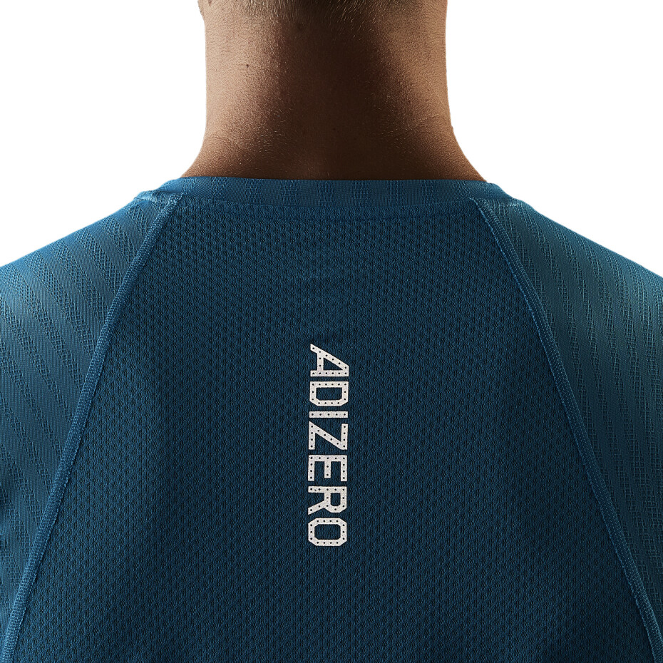 Pánské tričko adidas  Adizero Speed Tee App Sky Rush M - main (5)