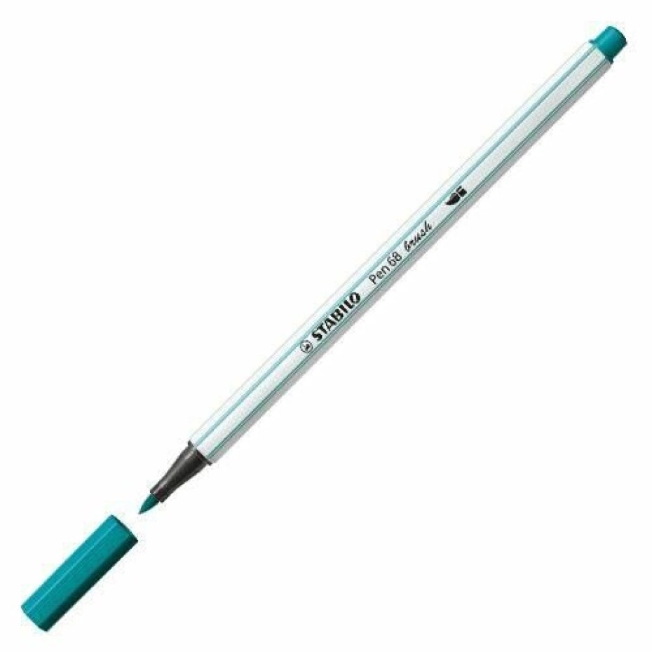 Fixa STABILO Pen 68 brush tyrkysová - main (0)