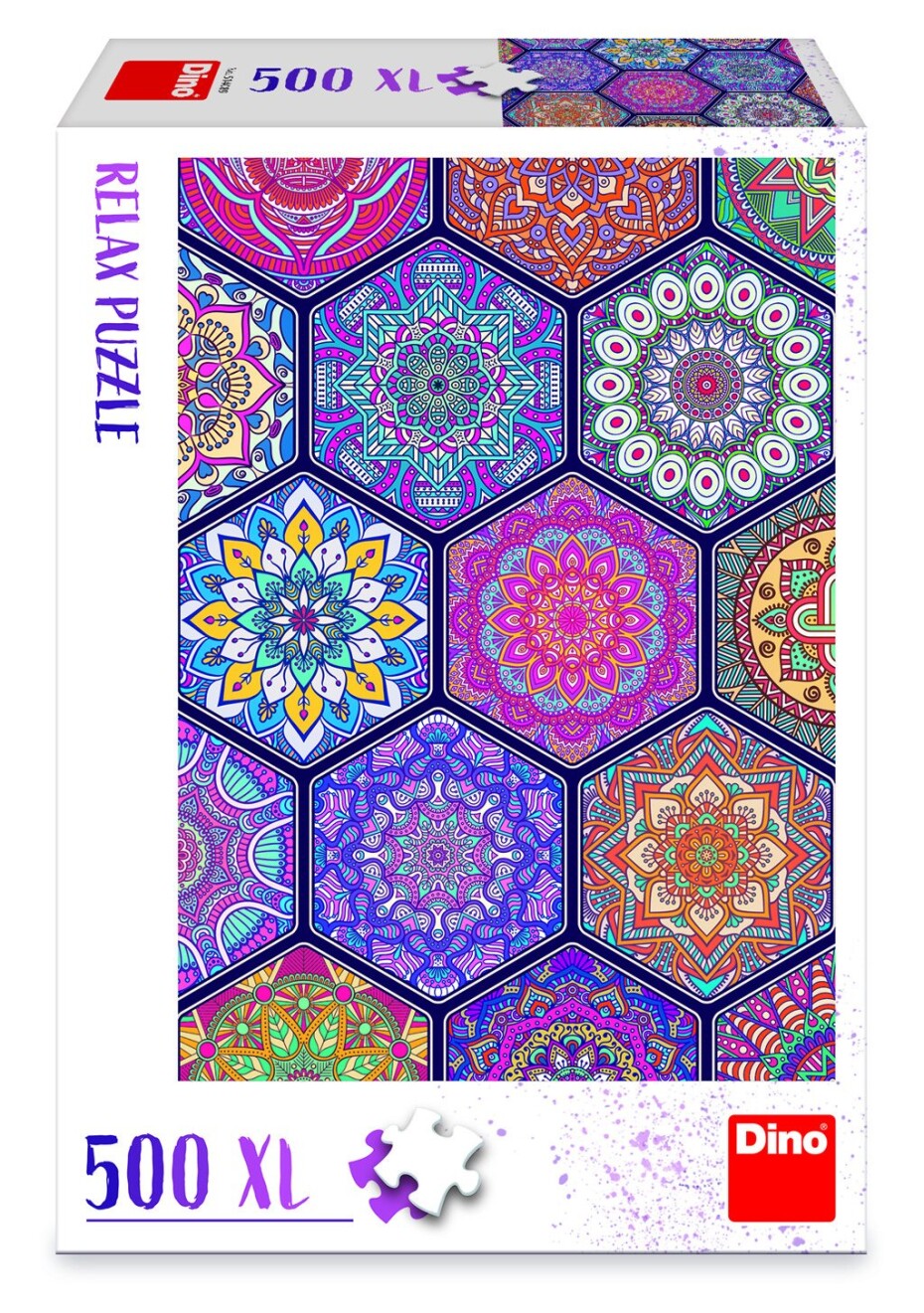 Puzzle Mandaly - 500 XL dílků - Deltim - main (0)
