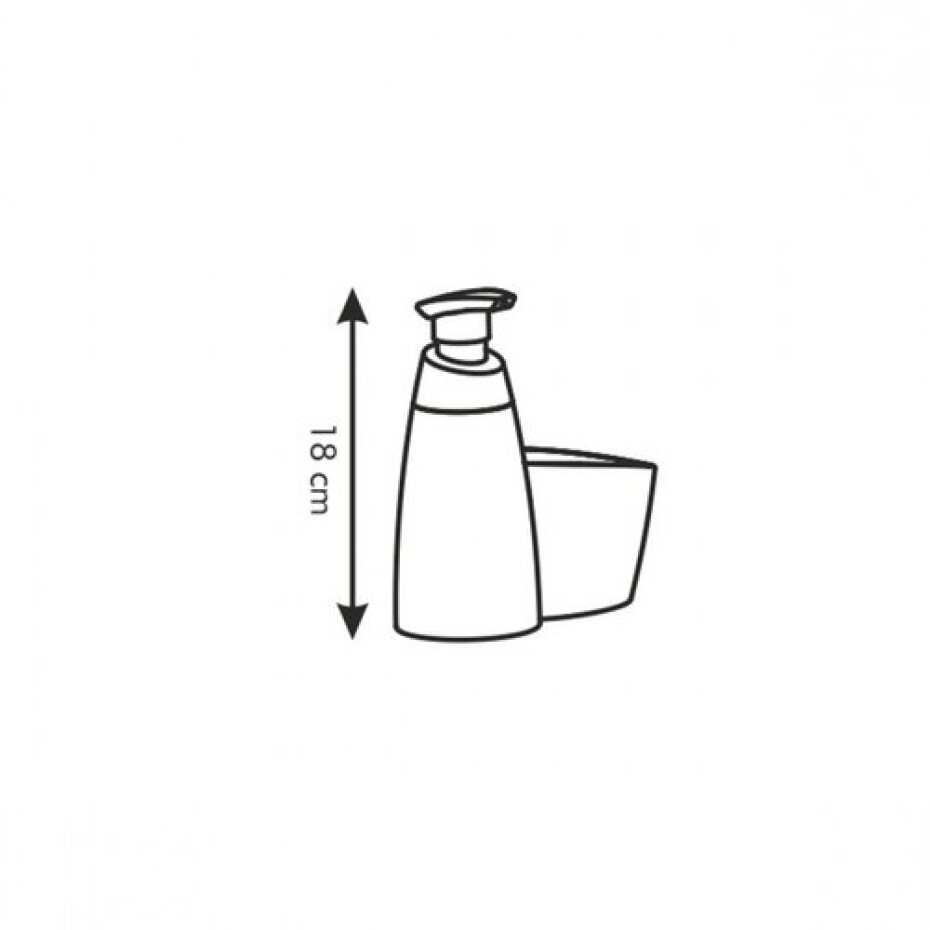 Tescoma Dávkovač saponátu s místem pro houbičku CLEAN KIT, 350 ml - main (1)