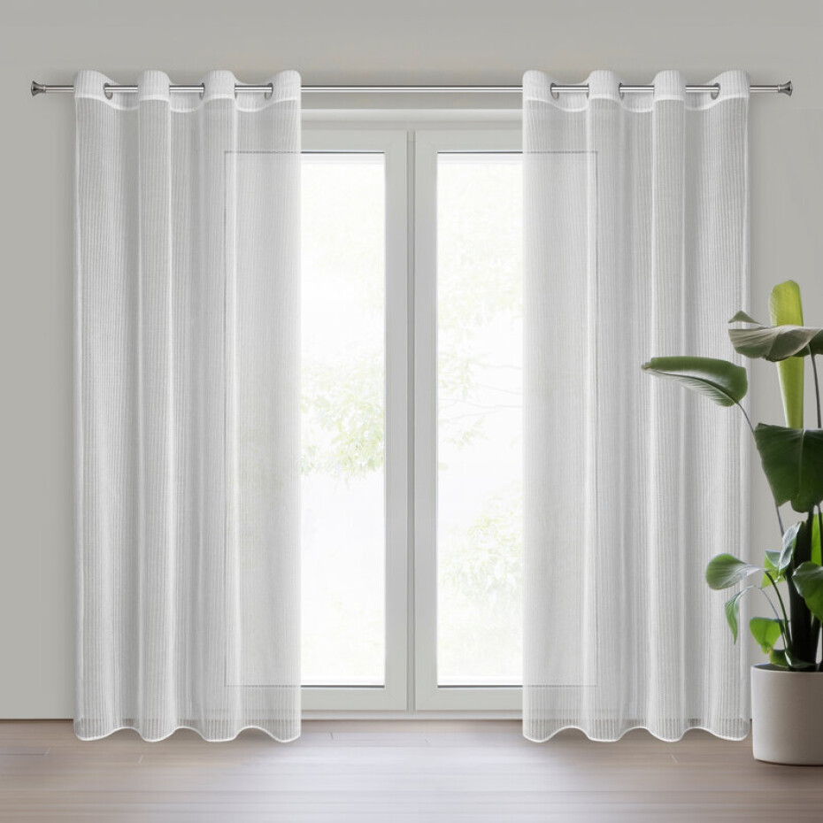 ArtFir Záclona ADRI K | bílá 140 x 250 cm - main (0)