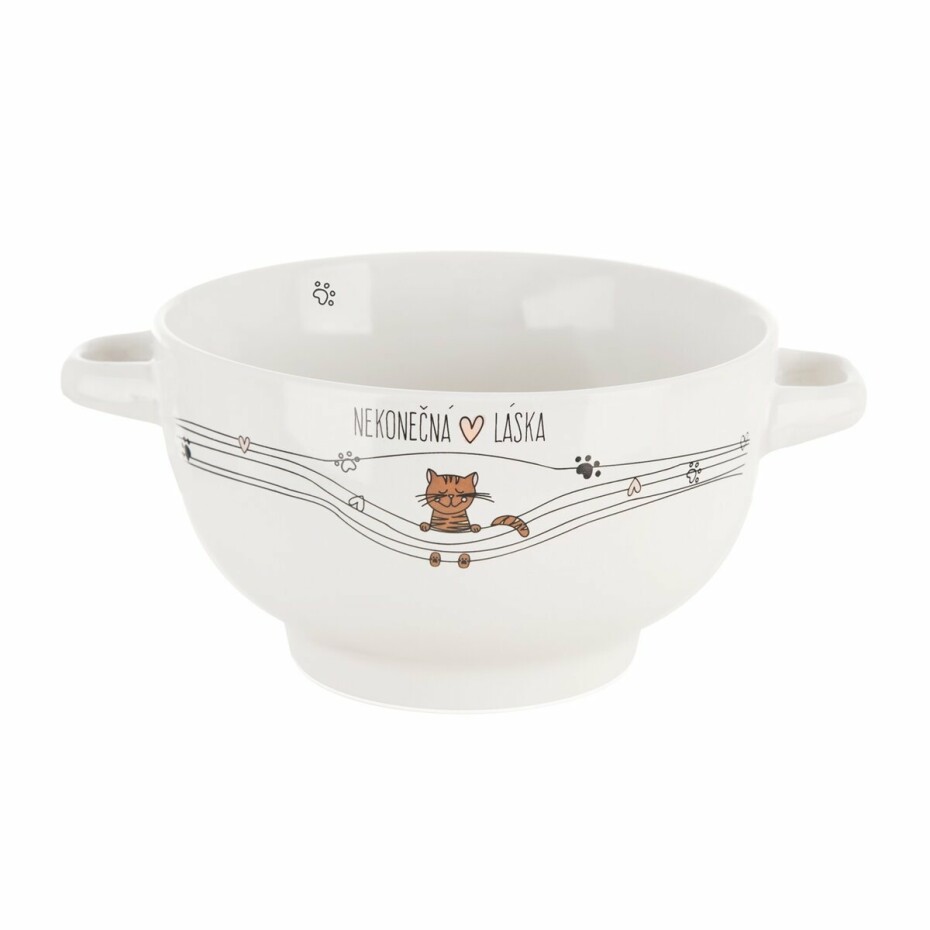Orion Miska NEKONEČNÁ LÁSKA kočka s uchy pr. 14 cm - main (1)