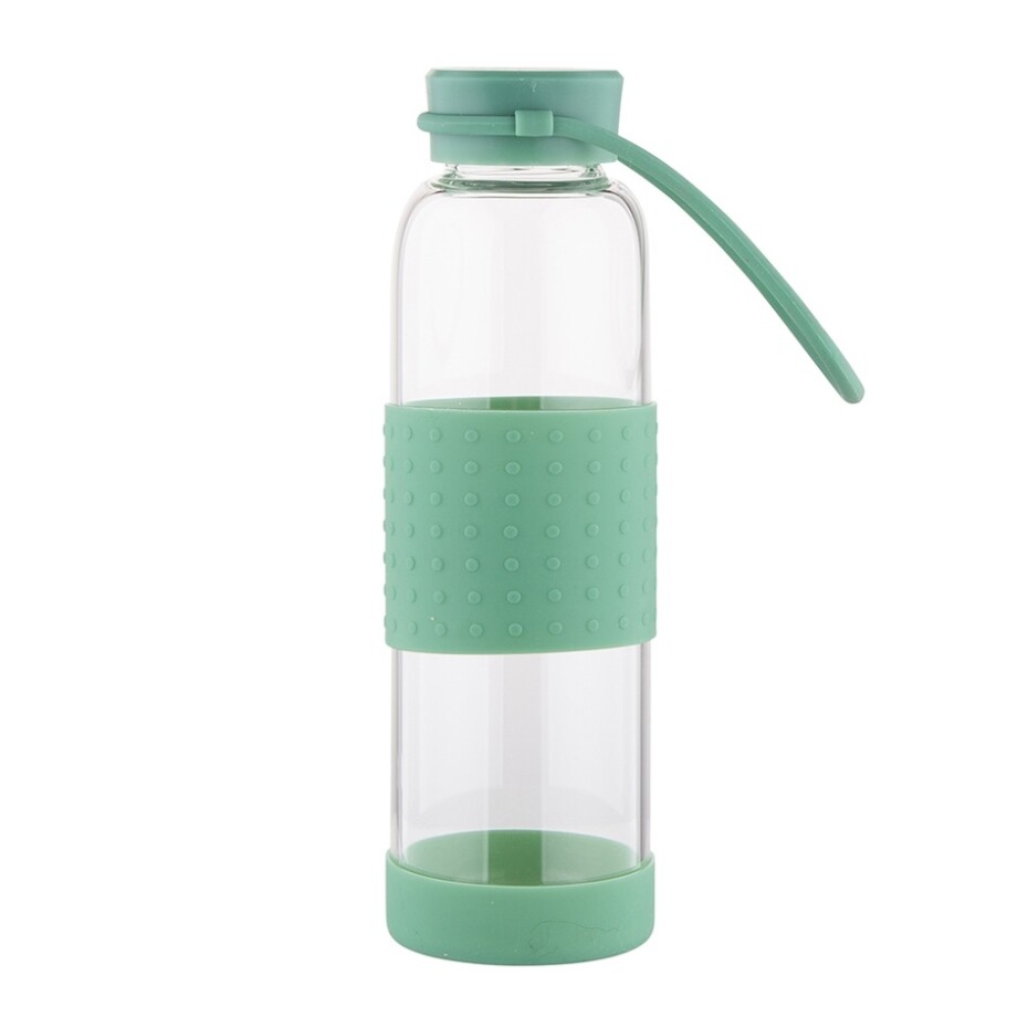 Altom Skleněná láhev na vodu 550 ml, zelená - main (1)