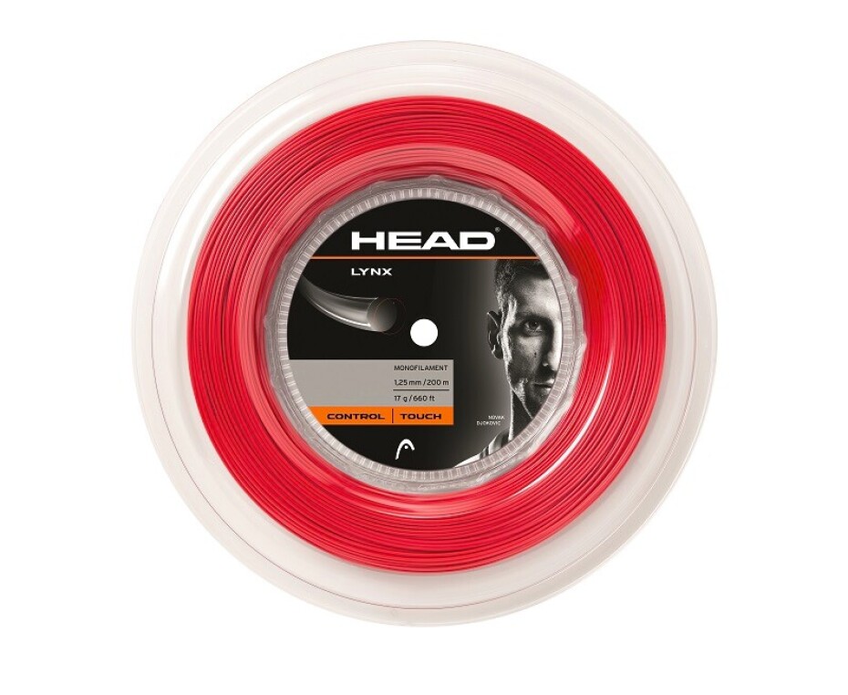 Tenisový výplet Head Lynx Red (200 m)  1,25 mm - main (0)