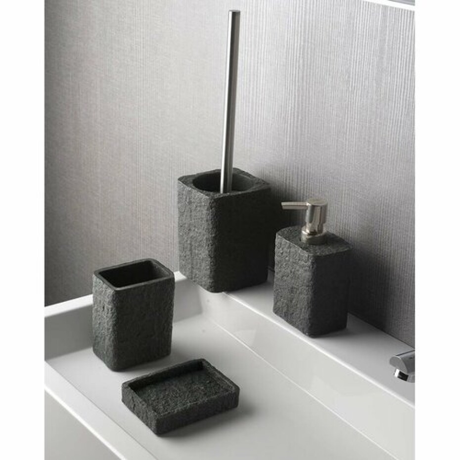 GEDY AR3385 Aries WC štětka na postavení, antracit  - main (1)