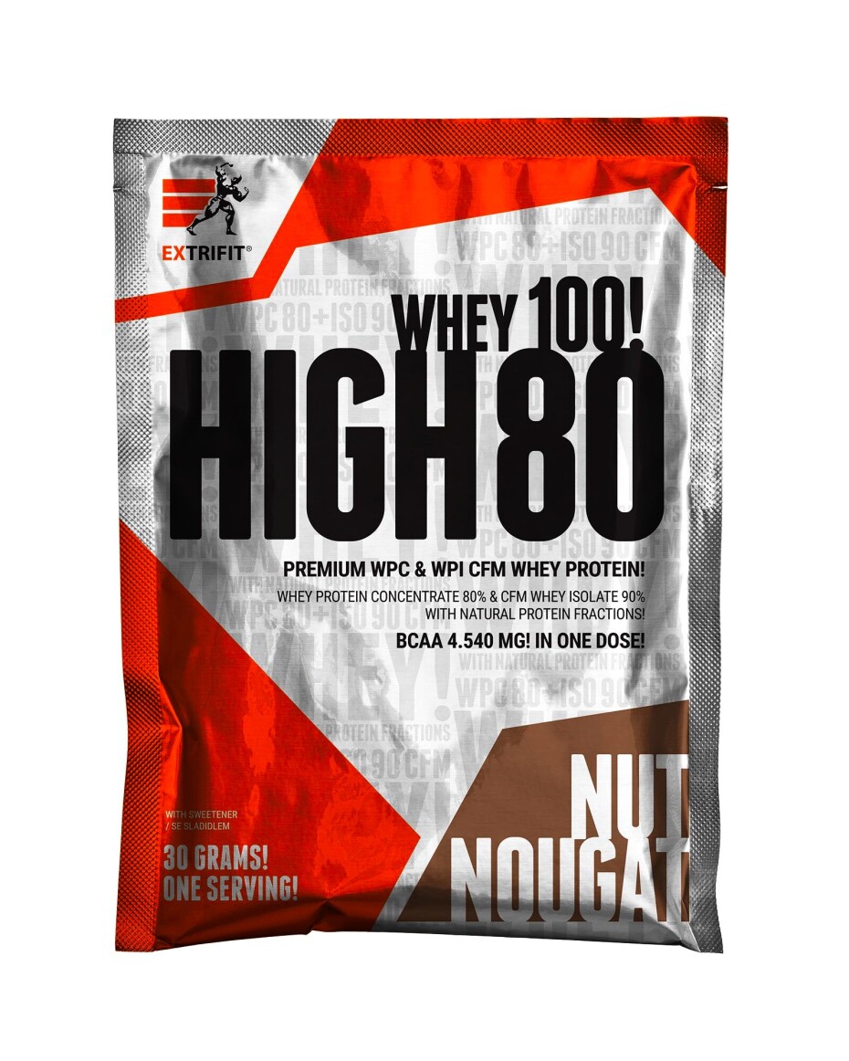 Extrifit High Whey 80 30 g nugát - main (2)