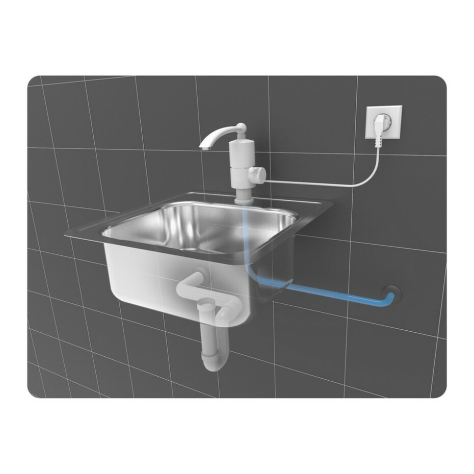 Fala - Baterie umyvadlová s elektrickým ohřívačem vody (10cm) TO-75931  - main (1)