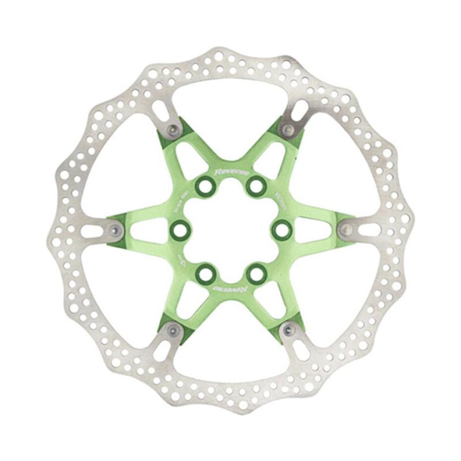 Reverse Brzdový kotouč 160 mm, 6 děr, Alloy/Steel, Light Green - main (0)