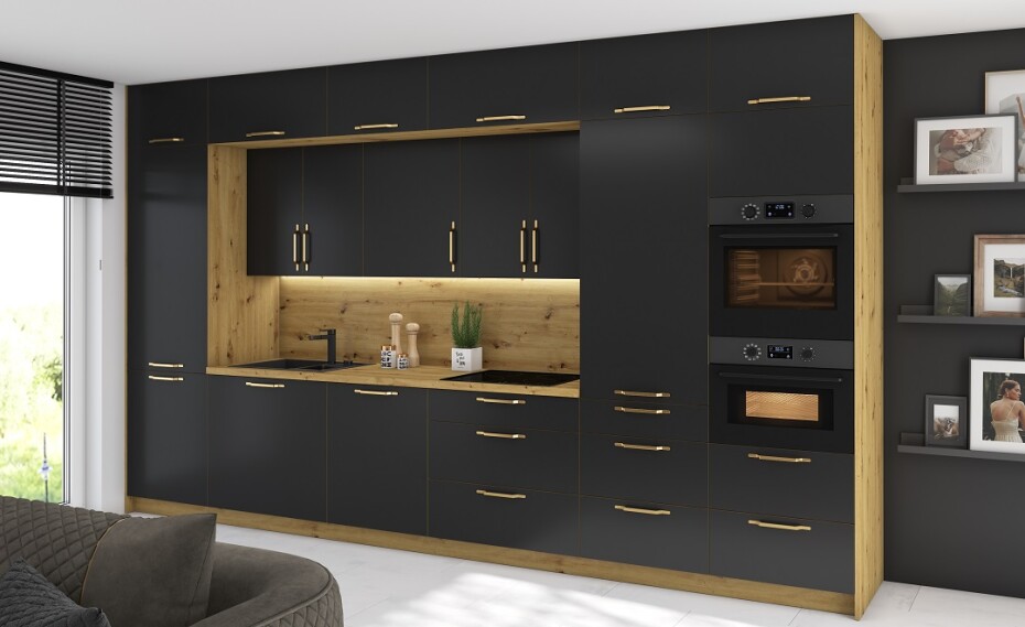 ArtExt Kuchyňská skříňka horní BONN | W4B 60 Aventos HK Barva korpusu: Dub artisan - main (4)