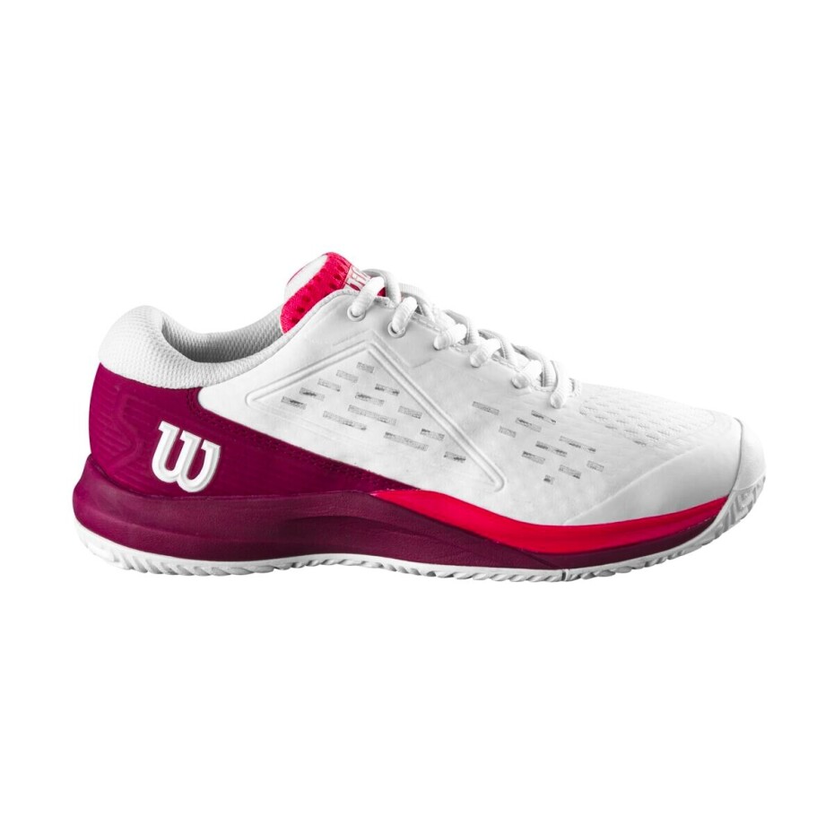 Dětská tenisová obuv Wilson Rush Pro Ace Jr White/Beet Red  EUR 38 2/3 - main (0)