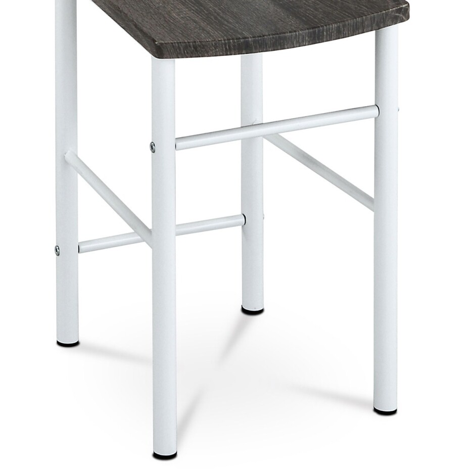 Němý sluha 81870 WT bílý lak/černý dub, 119 cm - main (3)